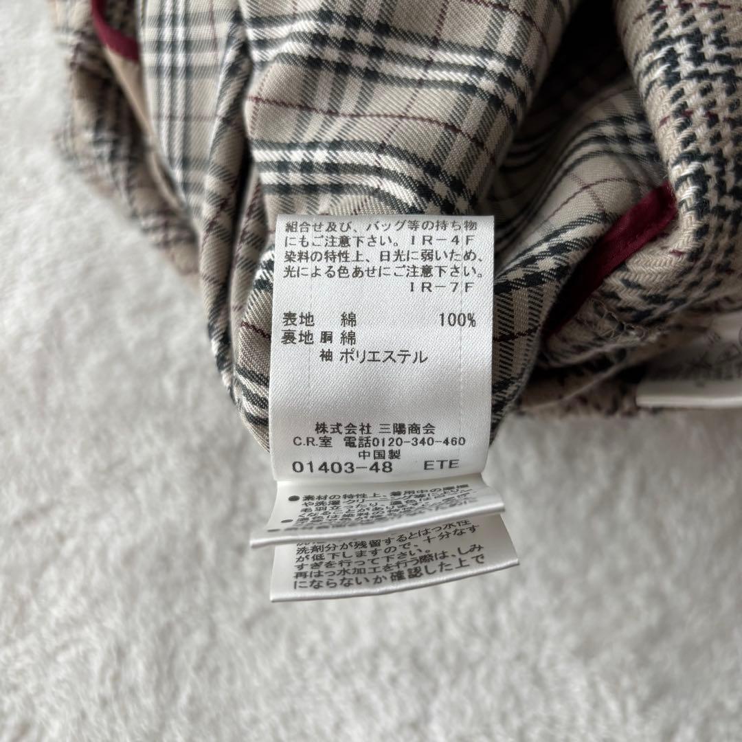 ✨️美品✨️ バーバリーブルーレーベル トレンチコート ライナー ノバチェック