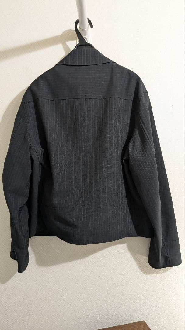 ジャケット・アウター LIDNM Wool Cropped Sport Jacket CARBON