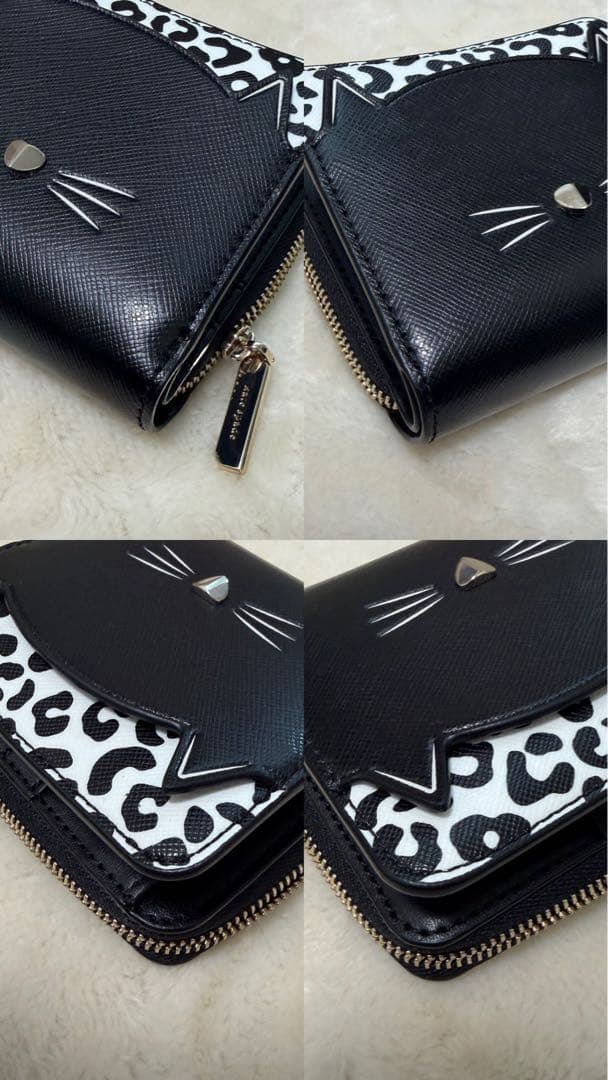 【美品】kate spade New York ミャオ スモール ウォレット