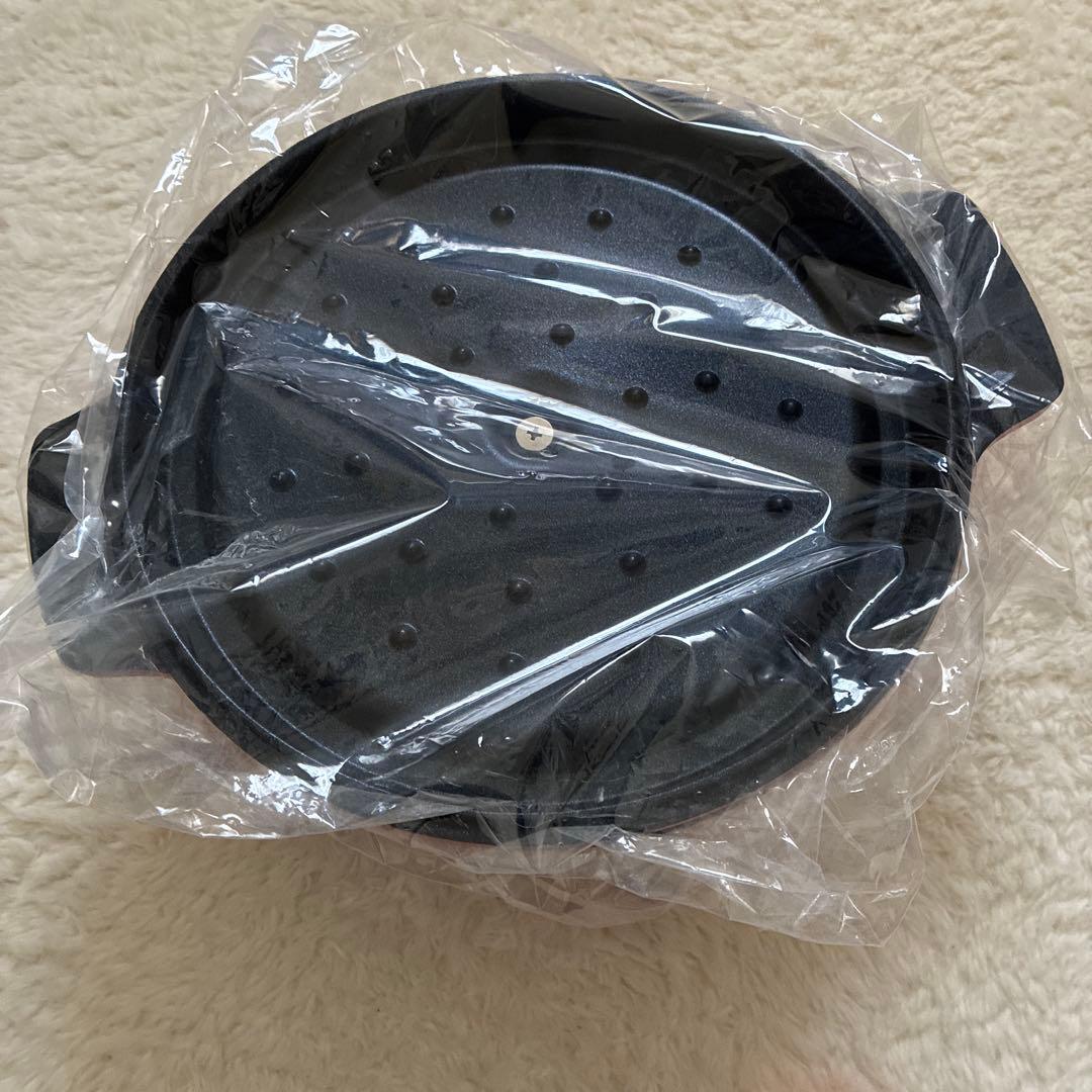【新品】ベルフィーナ Bellfina 無水調理鍋　両手鍋　レッド 22cm
