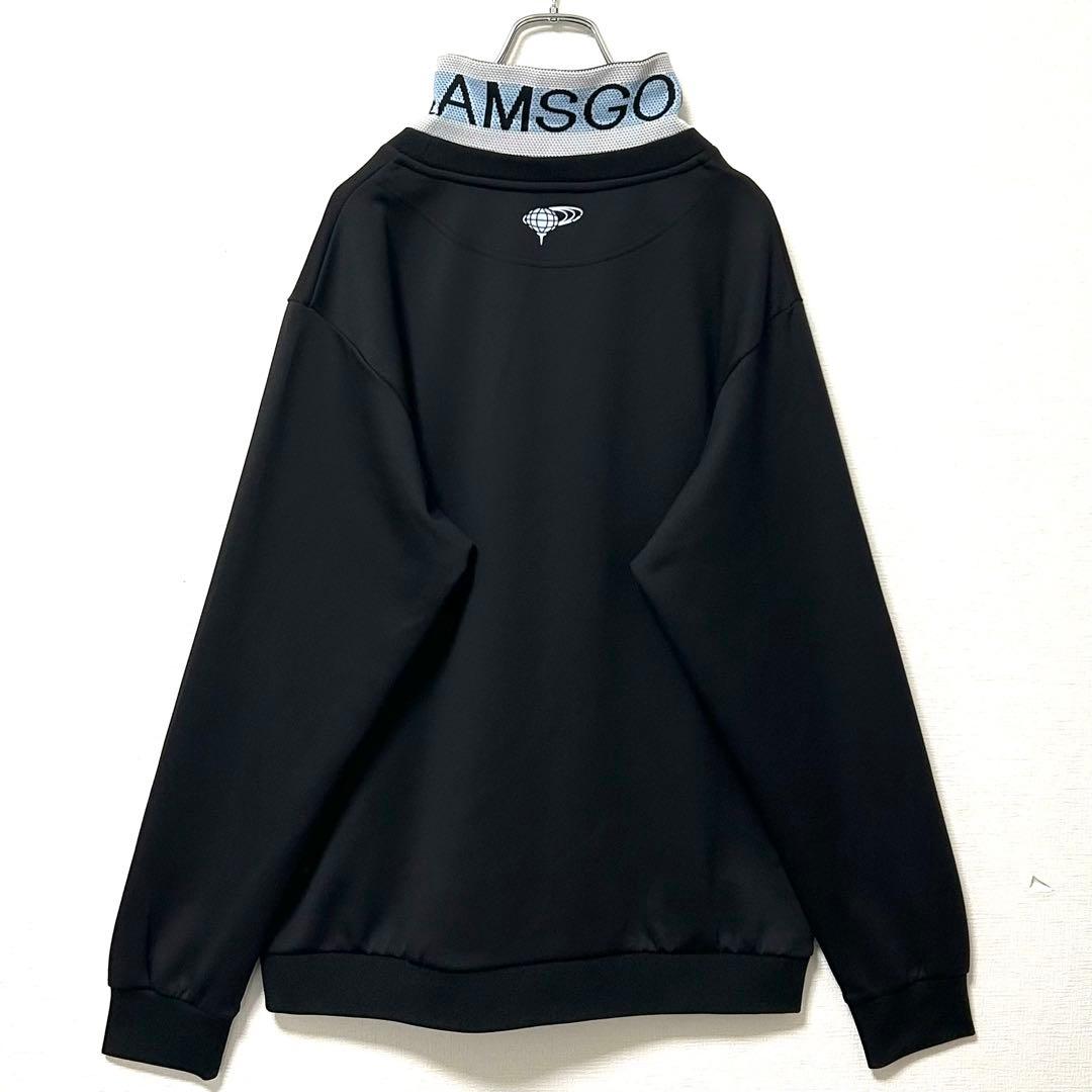 BEAMS GOLFビームスゴルフ　ダンボール襟付きプルオーバースウェットシャツ