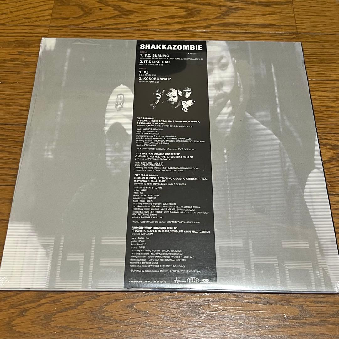SHAKKAZOMBIE S.Z. Burning 12” 未開封 レコード