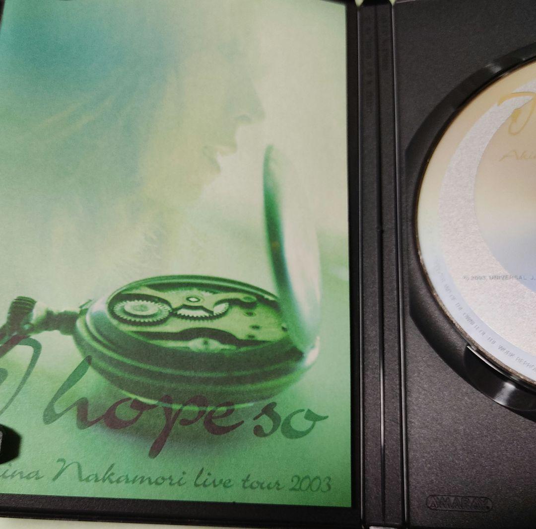 非売品 中森明菜 ライブDVD 2003 I hope so 見本盤 サンプル盤
