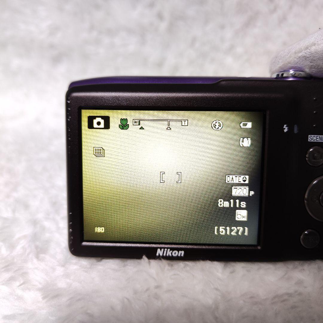 NIKON COOLPIX S3300 パープル コンデジ デジカメ