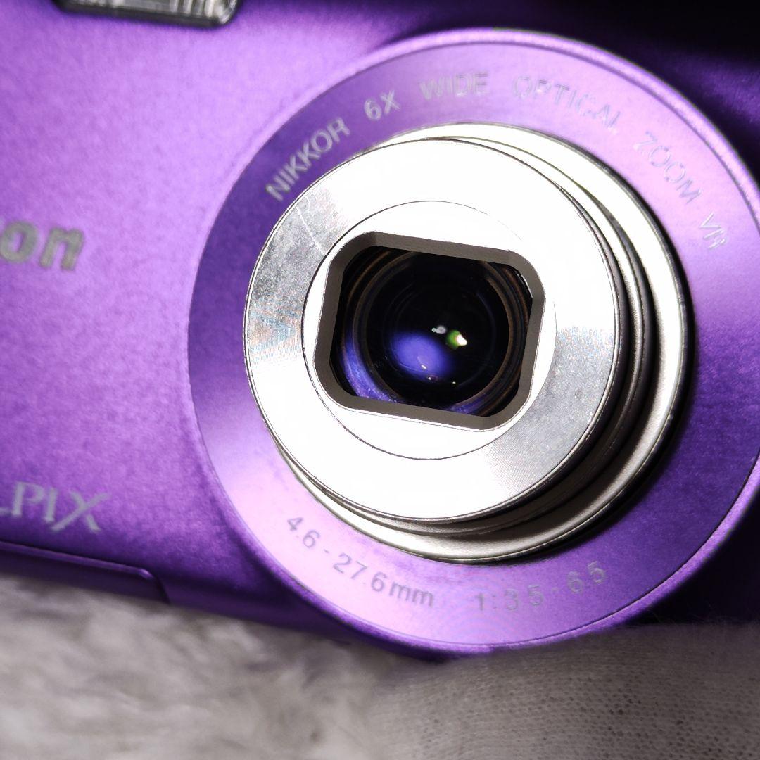 NIKON COOLPIX S3300 パープル コンデジ デジカメ