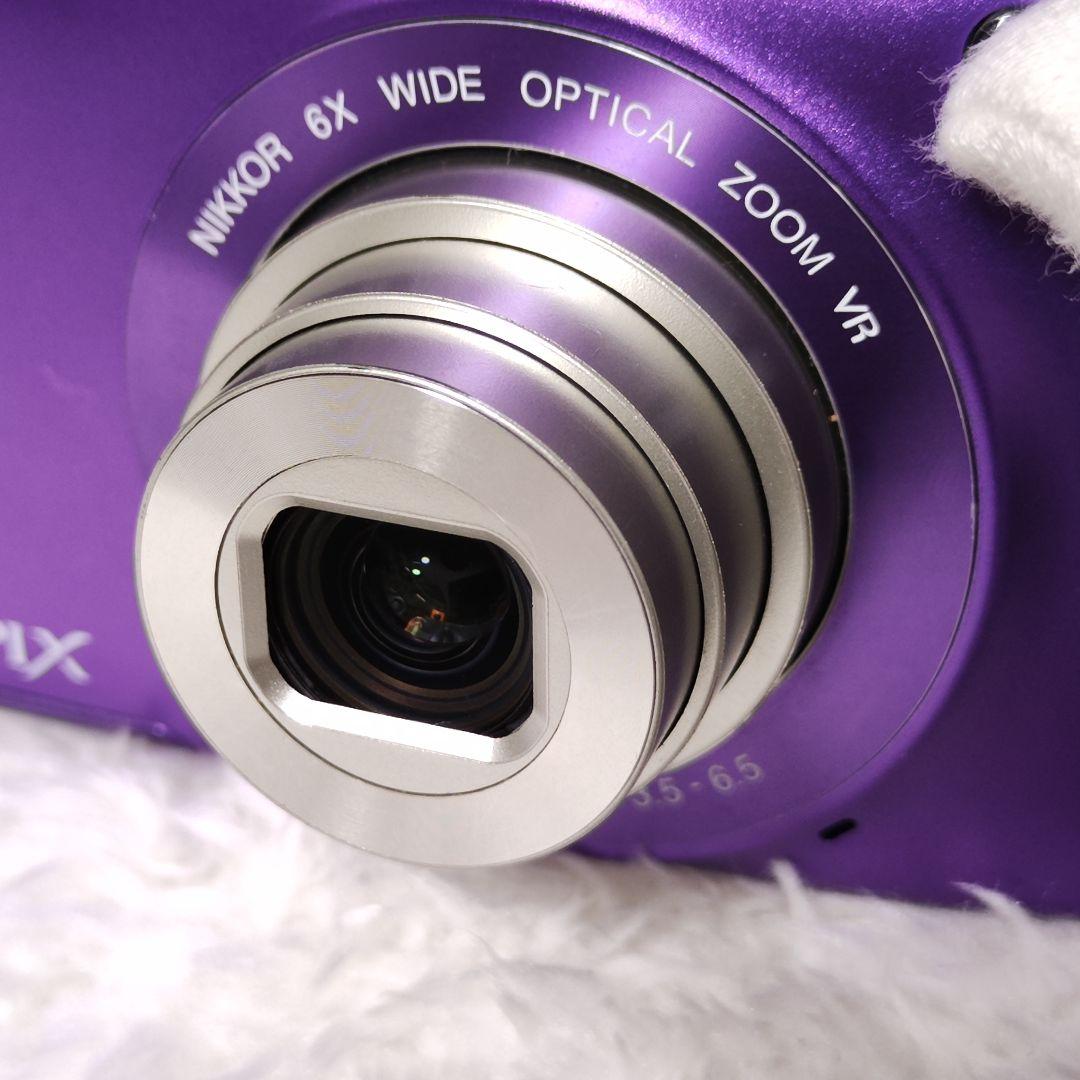NIKON COOLPIX S3300 パープル コンデジ デジカメ