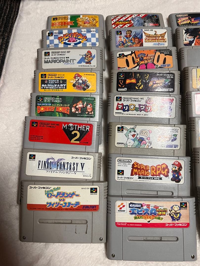 スーパーファミコンソフト 24個 攻略本1冊 まとめ売り
