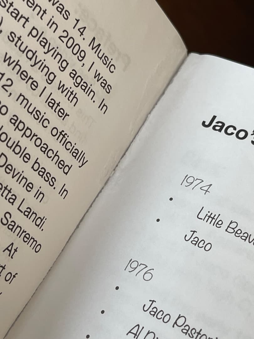 アート・デザイン・音楽 JACO PASTORIUS: THE COMPLETE STUDY Vol.1