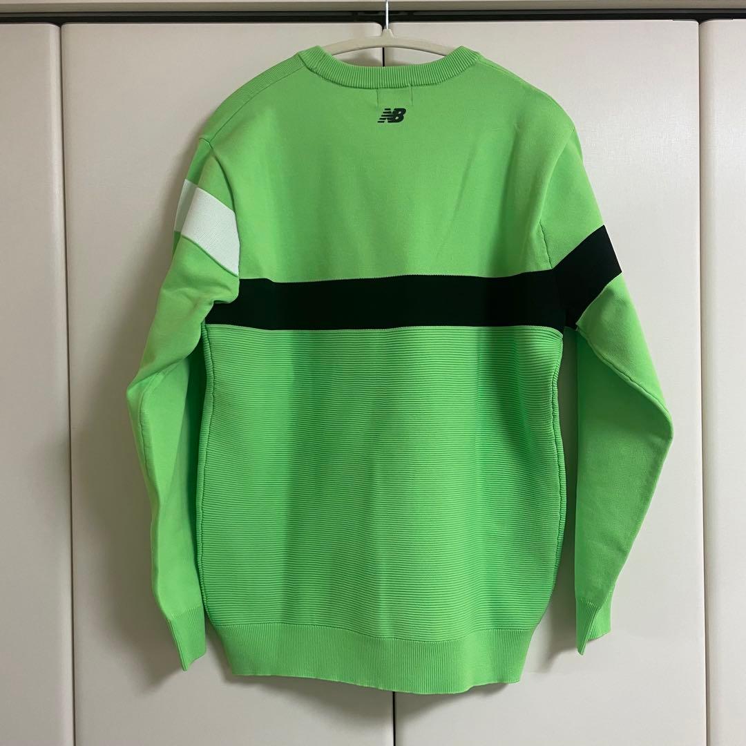 新品　ニューバランス　ゴルフ　クルーネックニット　M