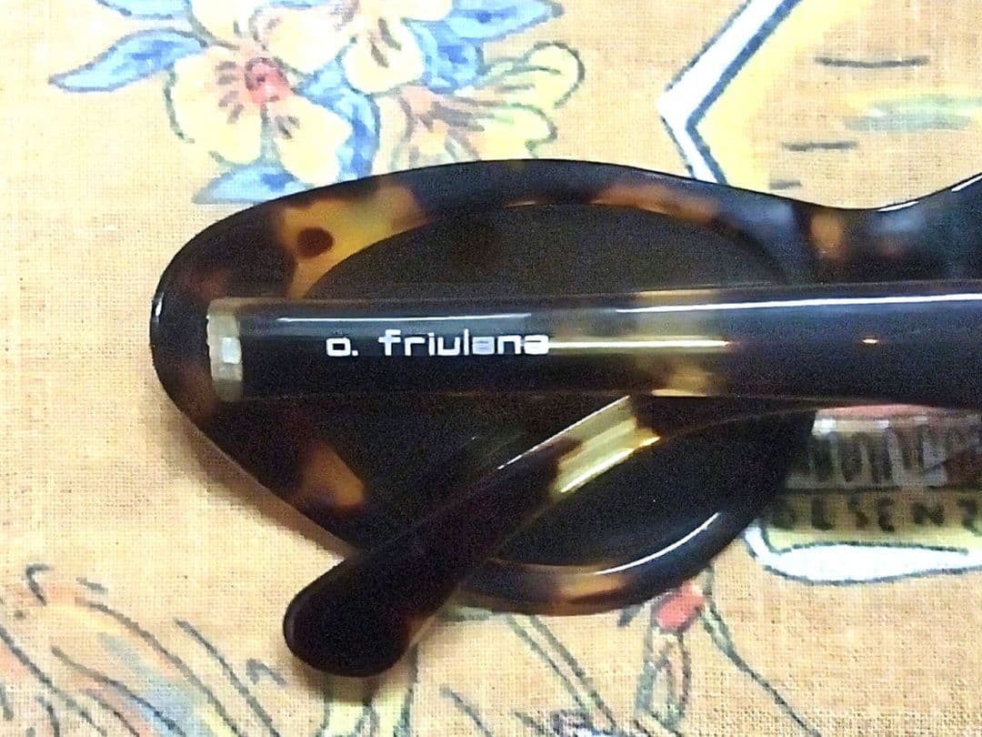 o. friulana 90s vintage トータスシェル キャットアイ