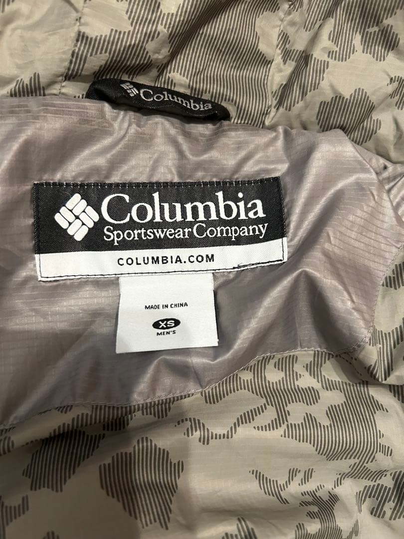 Columbia フード付きキルティングジャケット S