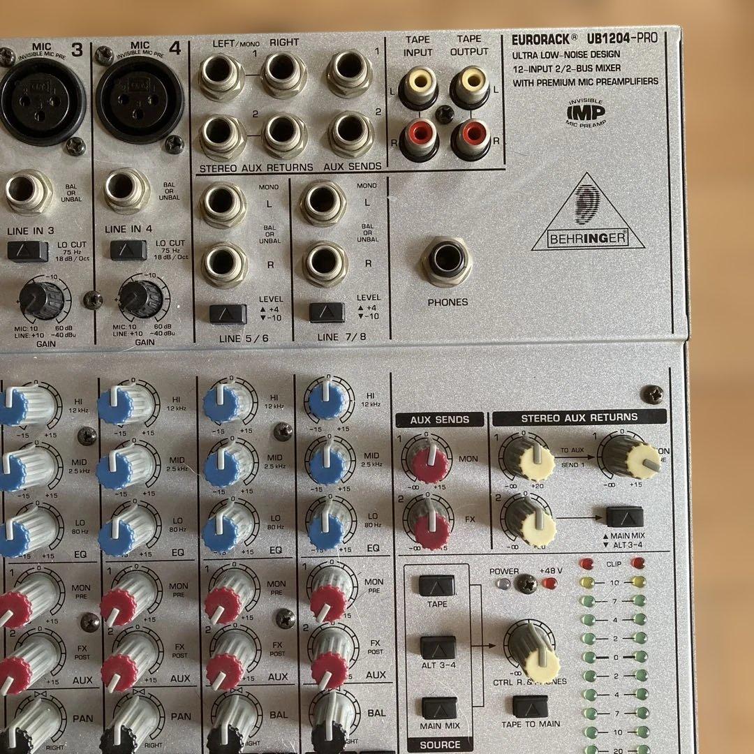 Behringer UB1204-pro アナログミキサー
