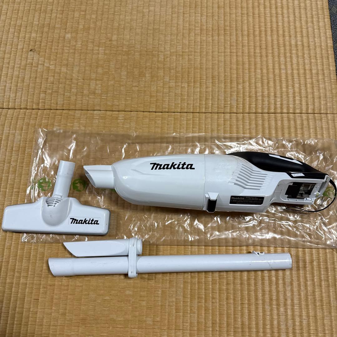 【中古】マキタ makita 18V CL281FDZW 充電式クリーナー