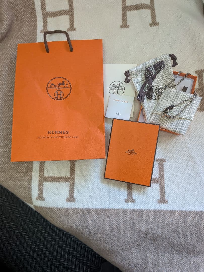 k*n様 HERMES マイヨン チェーンネックレス