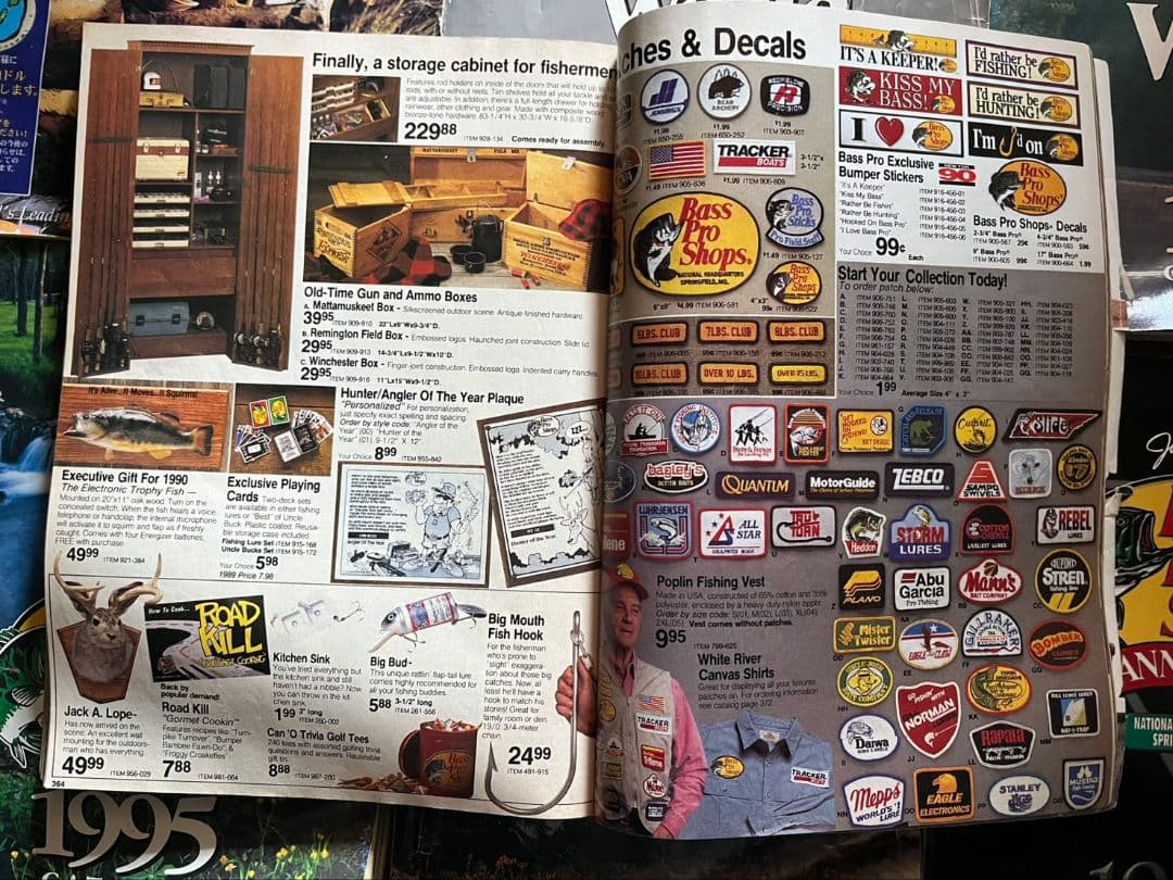 バスプロショップカタログ1990年〜 6冊　フィッシング