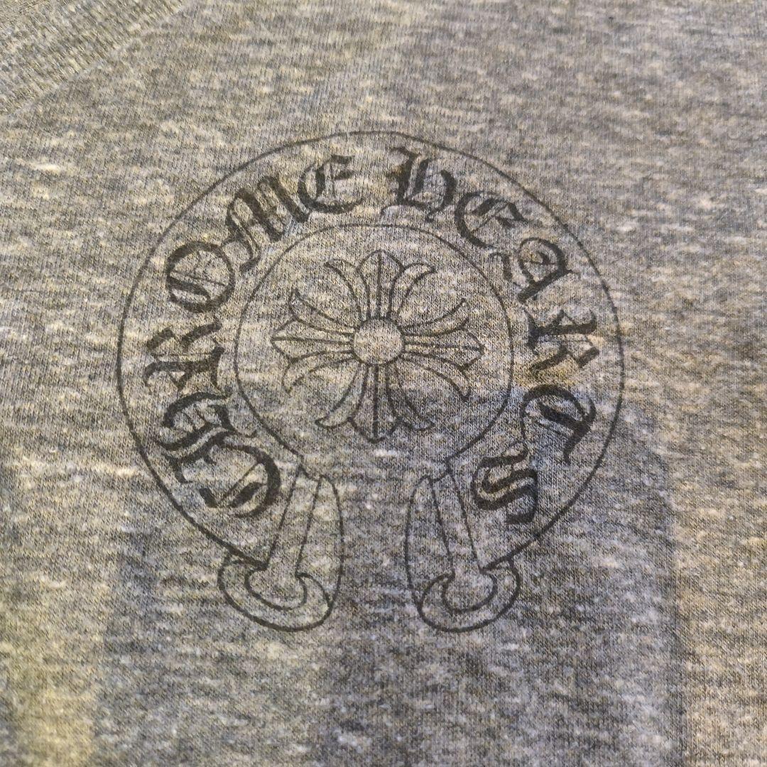 Chrome Hearts グレー Vネック Tシャツ