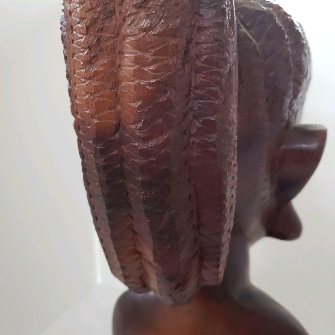 ◇アフリカ◇ダカール◇手彫り◇木彫り◇女性◇オブジェ◇置物◇民芸品◇