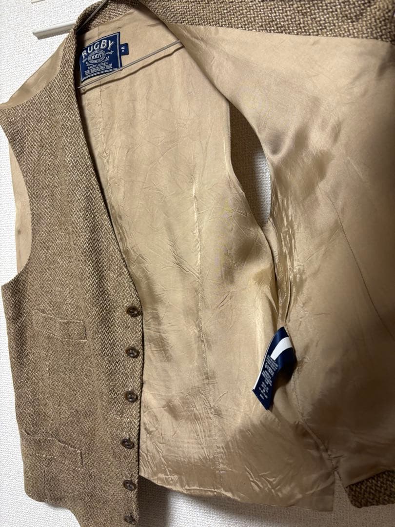 RUGBY Ralph Lauren ラグビーラルフローレン ベスト ベージュ