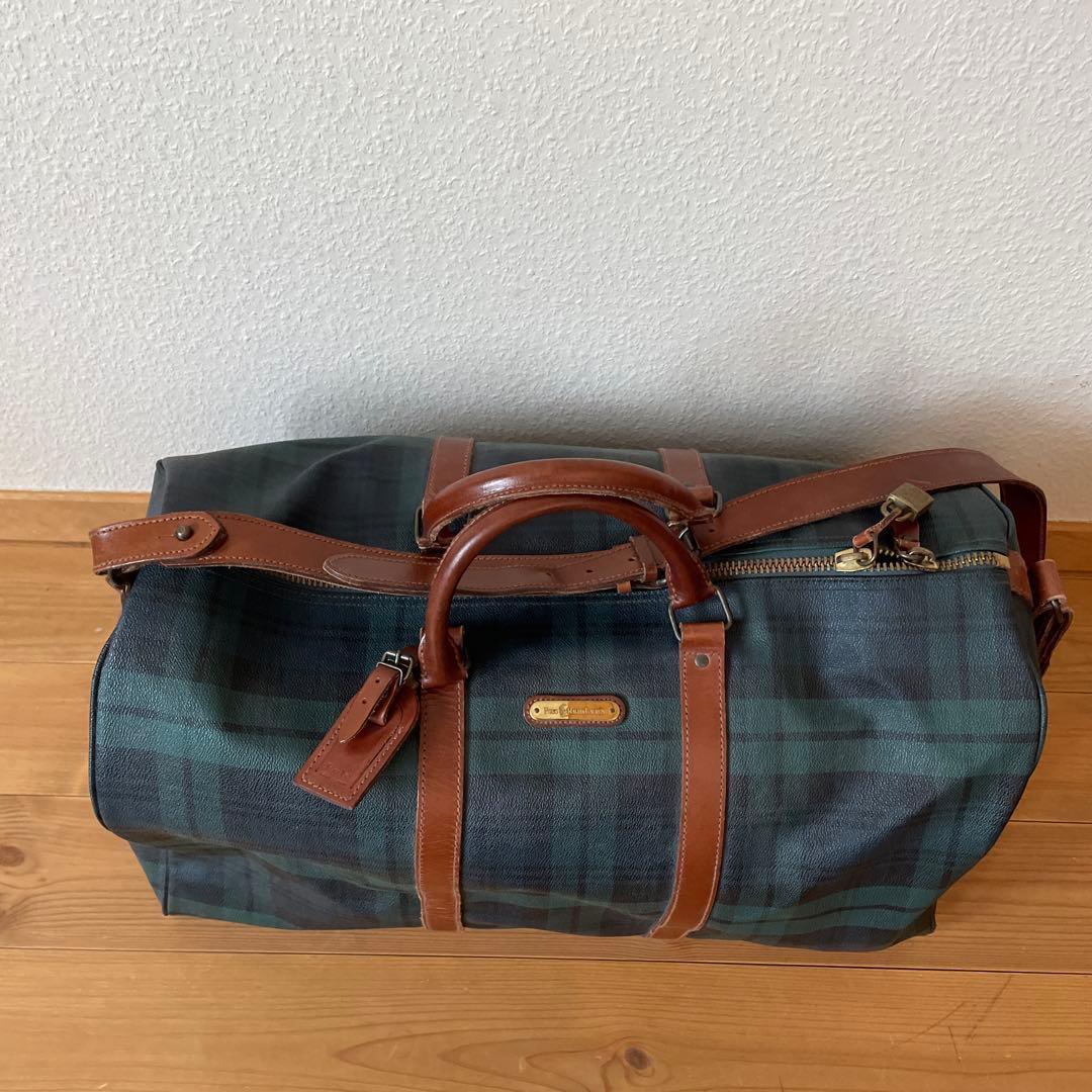Ralph Lauren ポロラルフローレン ボストンバック ブラックウォッチ