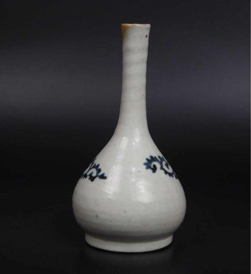 送料無料　江戸期 古期伊万里　染付徳利　高13ｃｍ　酒器