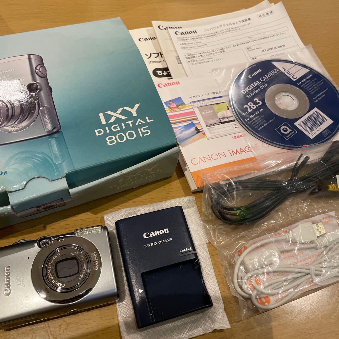Canon IXY DIGITAL 800 IS 本体 + 付属品