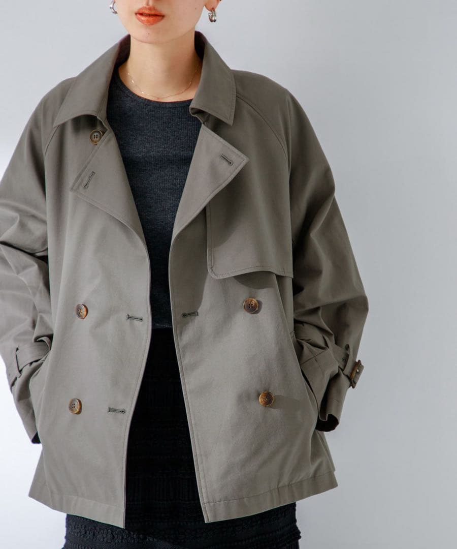 24SS Sonny Label 撥水 ショートトレンチコート 春