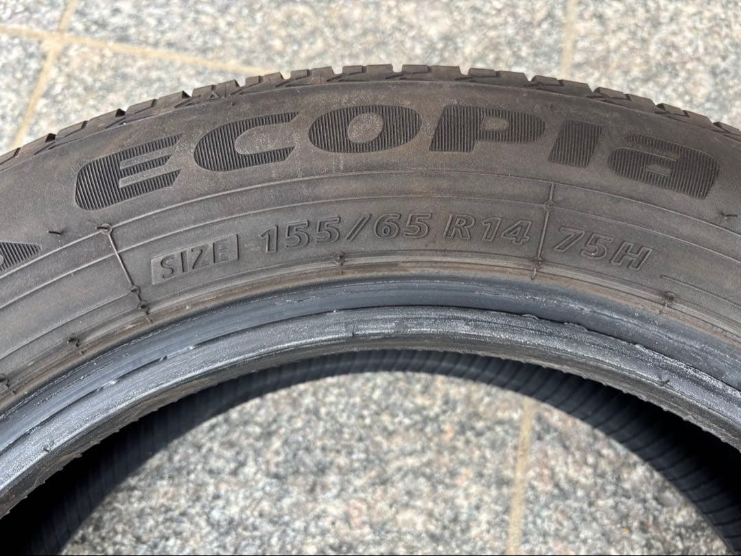 Ｃ*.様 ブリジストン　エコピアNH200C 155/65R14 中古タイヤ