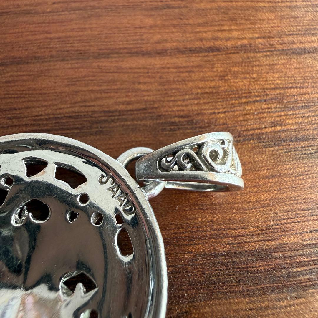 【used】シルバー925製SAAD サンシンボルペンダント大silver925