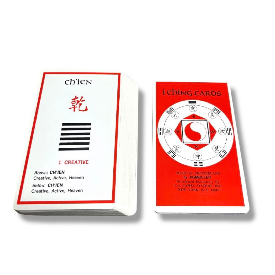 3枚＆説明カード1枚欠品⚠️I CHING CARDS イーチンカード 陰陽