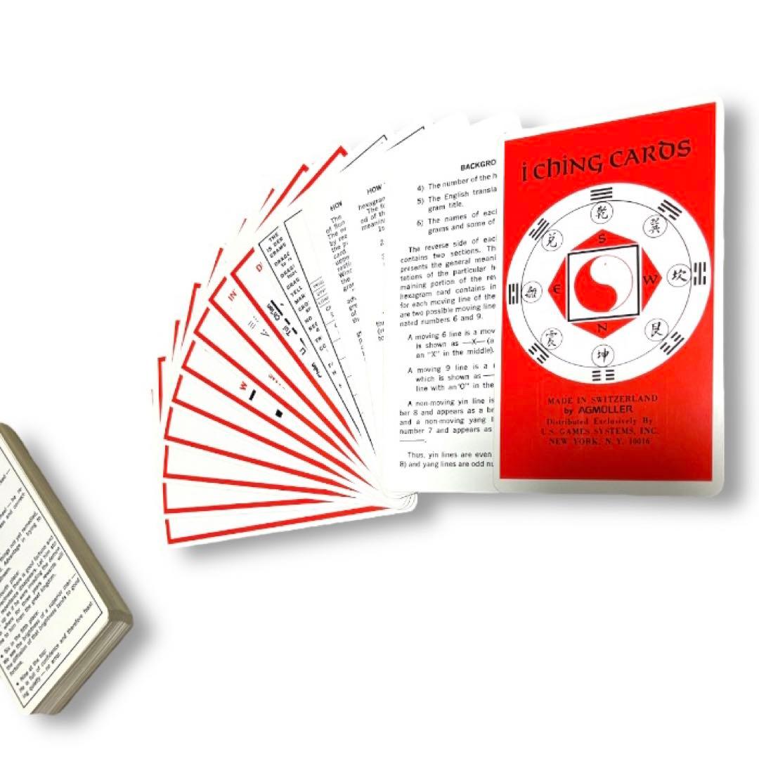 3枚＆説明カード1枚欠品⚠️I CHING CARDS イーチンカード 陰陽