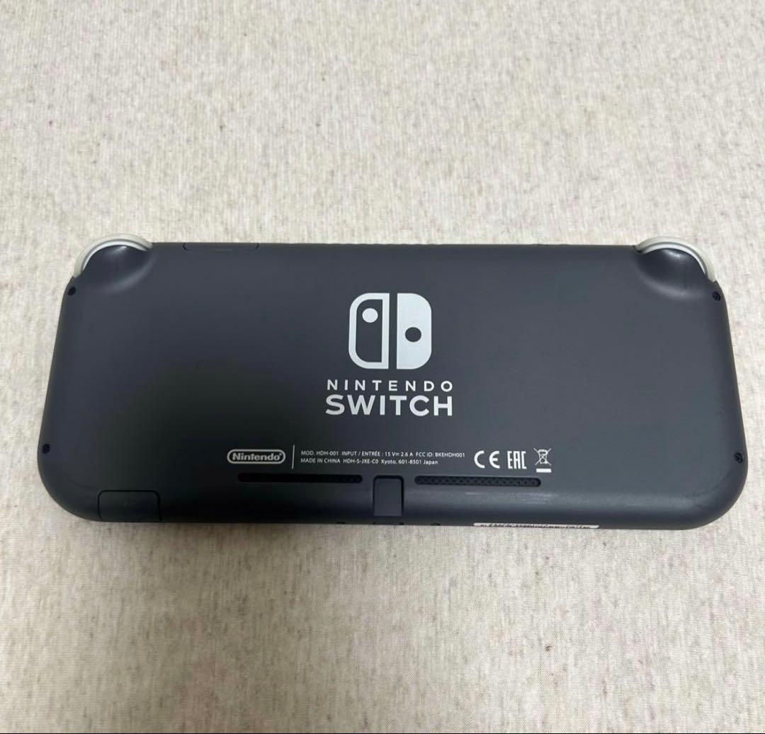 Nintendo Switch Lite グレー 充電器付き　箱無し