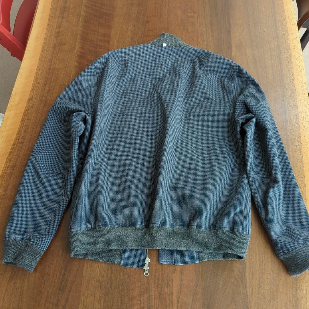 LACOSTE ネイビー チェック ジャケット　サイズM