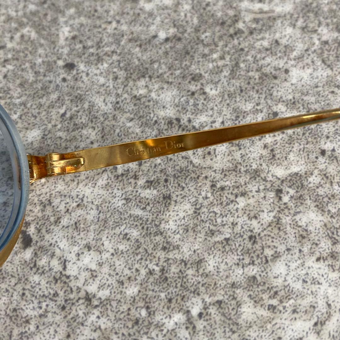 小物 Vintage Dior gold frame sunglasses
