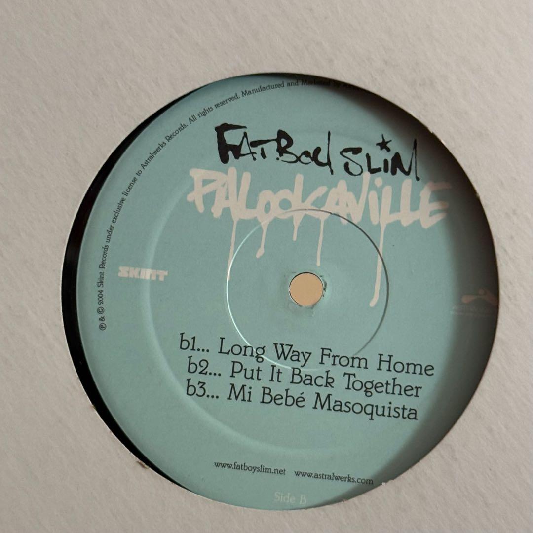 Fat Boy Slim Palookaville 2枚組LPレコード