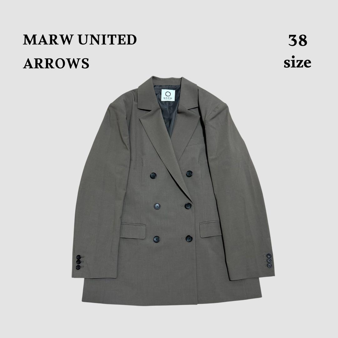 定価2.5万✨MARW 6B ダブル テーラードジャケット 38 ベージュ