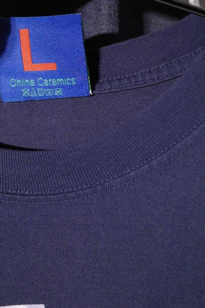 トップス Online Ceramics Here Sky - Navy Tee L
