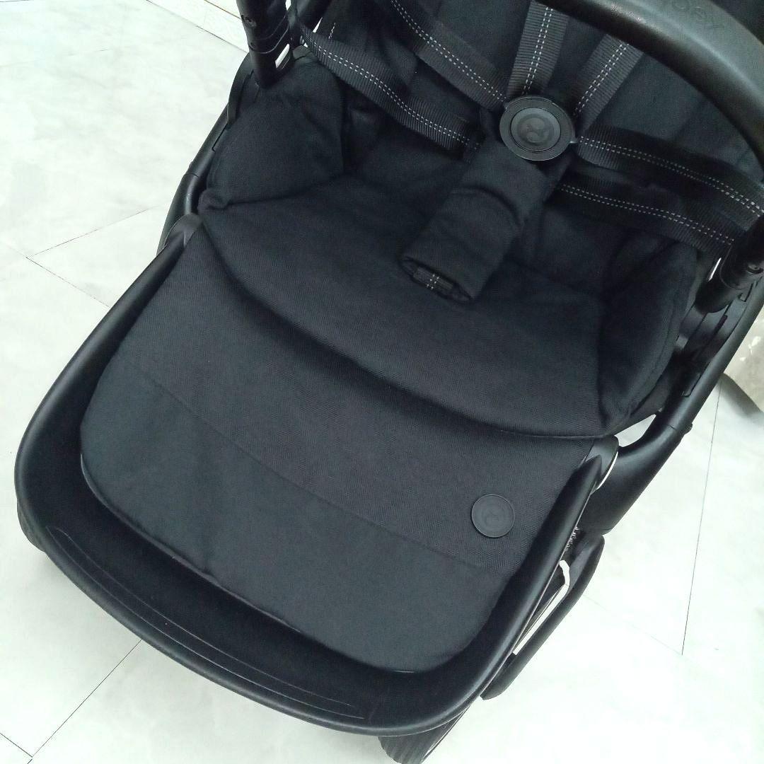 極美品♡【cybex】ガゼルS／ブラック・2人乗りベビーカー(クラウドZ2)