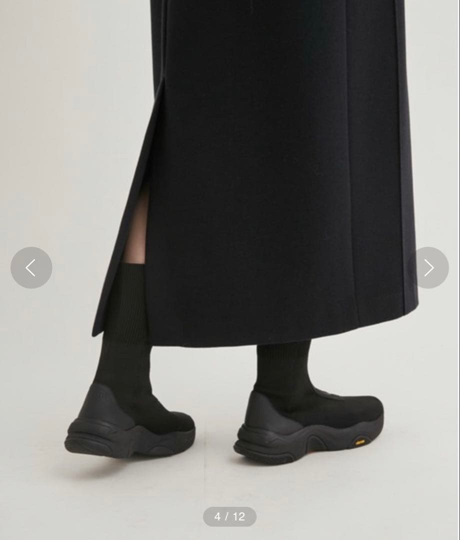お値下げ♥️ emmi atelier Vibram ニットブーツ エミ　ブラック