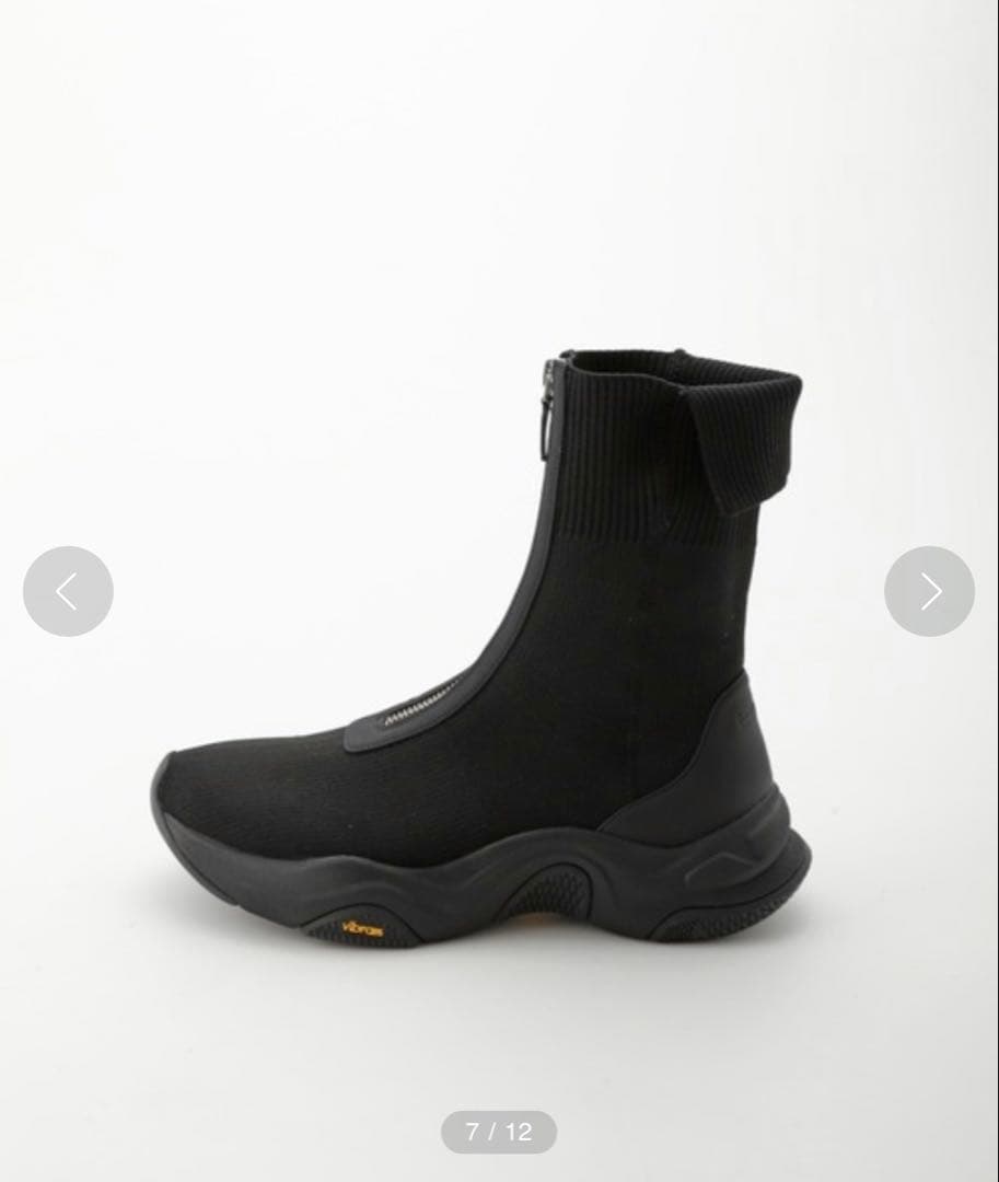 お値下げ♥️ emmi atelier Vibram ニットブーツ エミ　ブラック