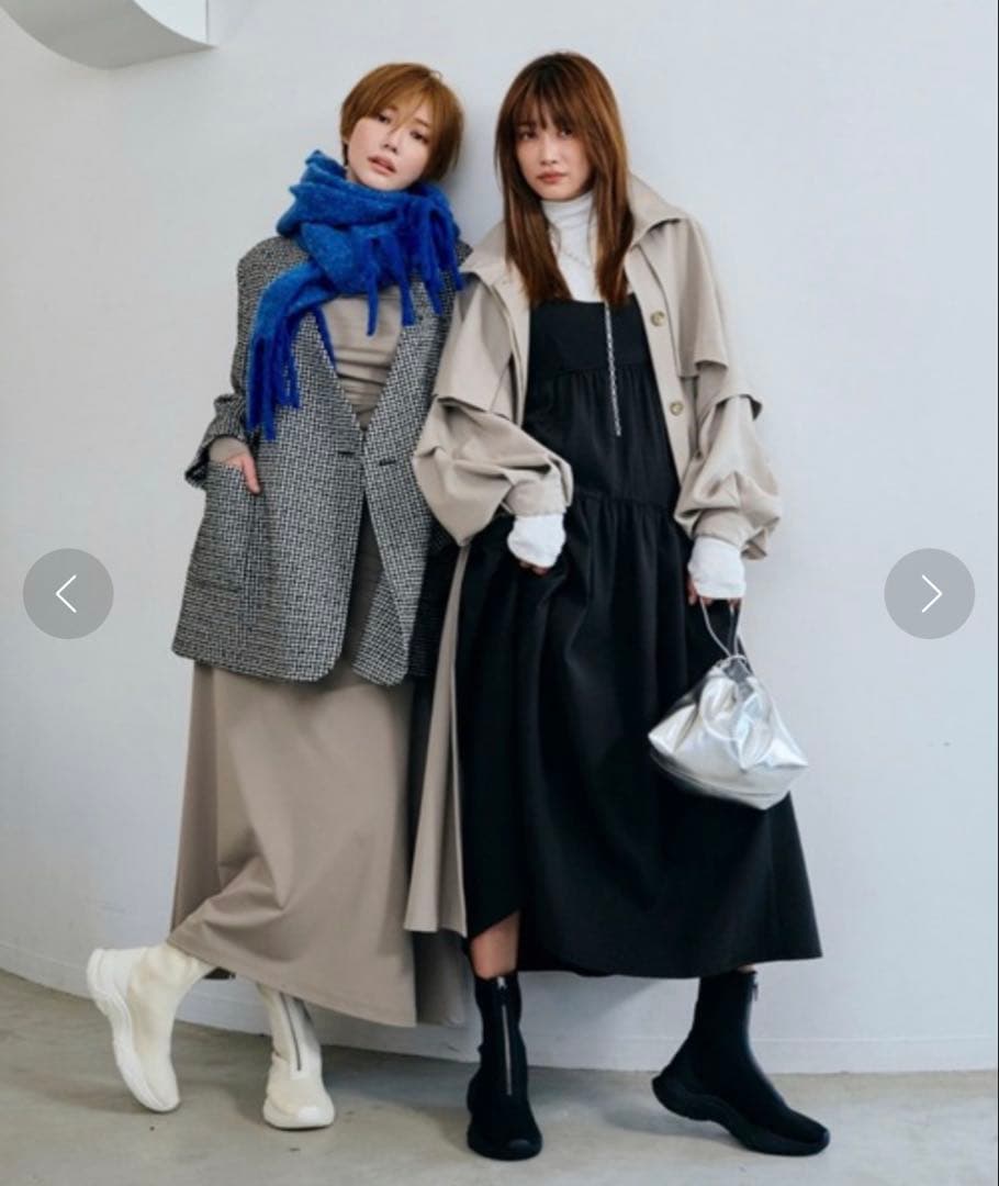 お値下げ♥️ emmi atelier Vibram ニットブーツ エミ　ブラック