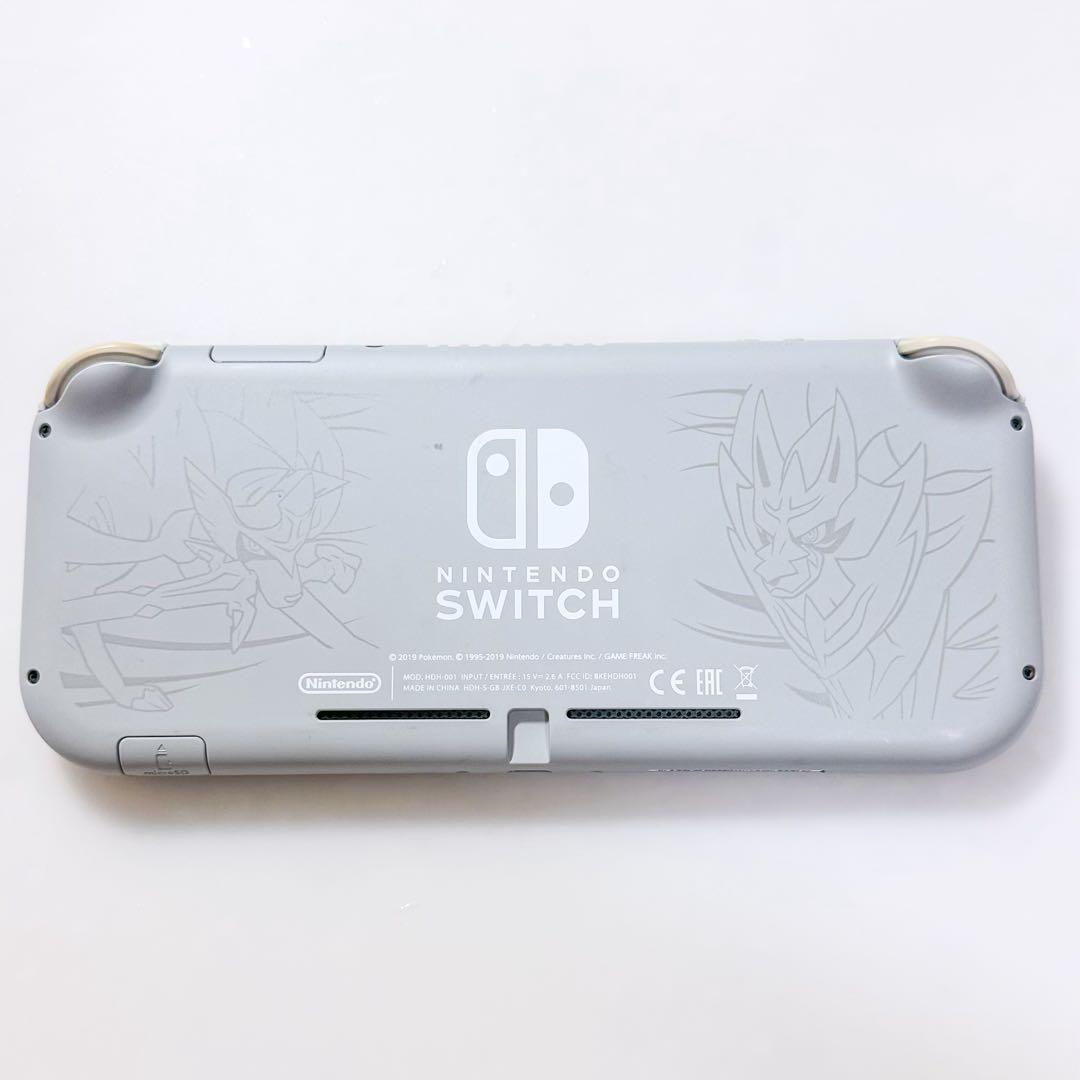 Nintendo Switch Lite グレー　ポケモン　ザシアン・ザマゼンタ