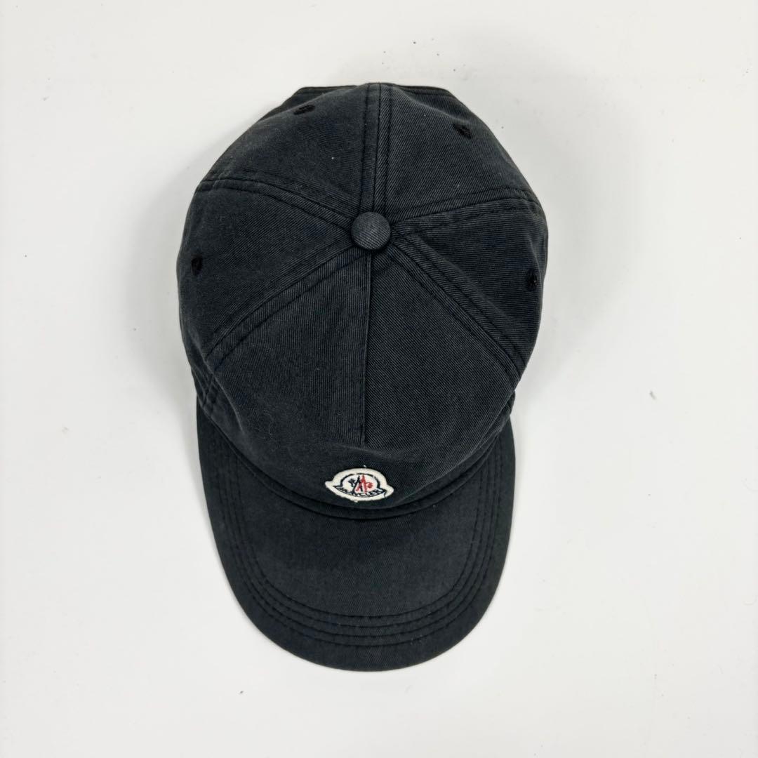MONCLER ブラック ベースボールキャップ　男女兼用