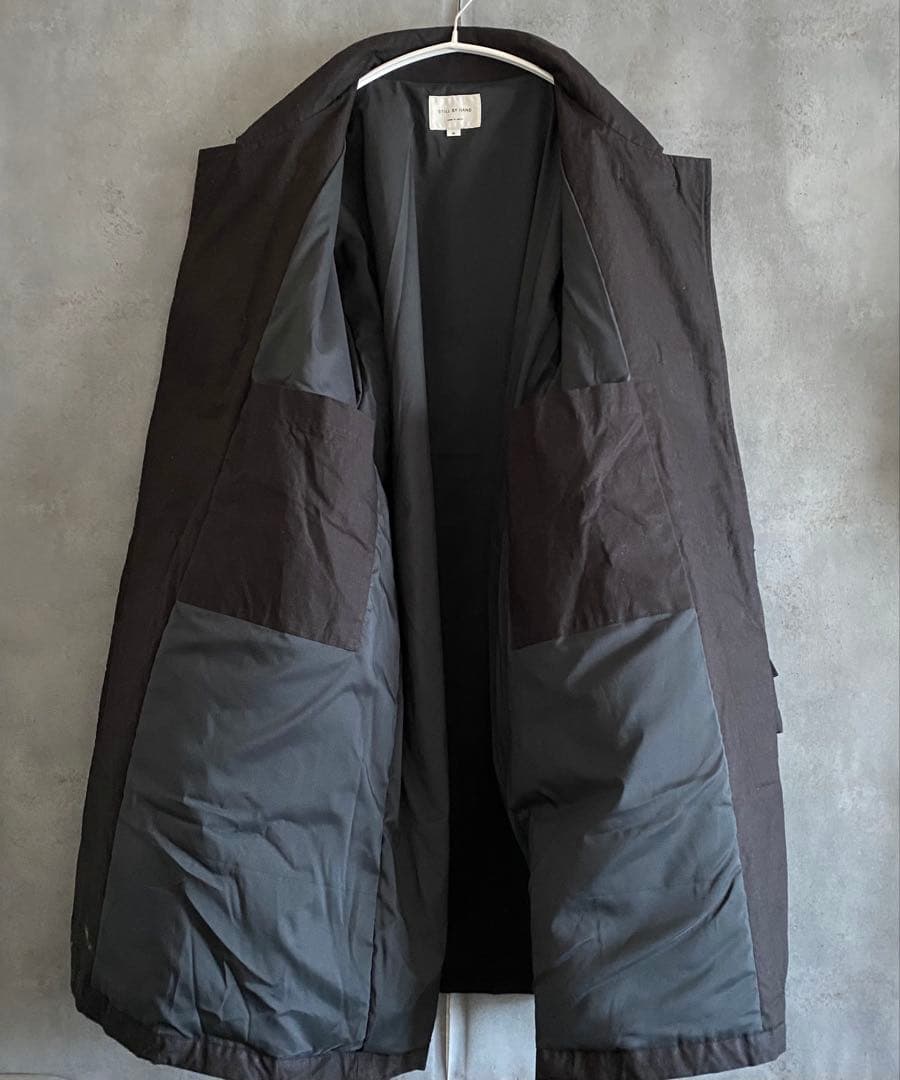 25AWスティルバイハンド STILL BY HAND 中綿 ダッフルコート 黒