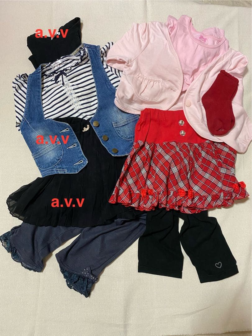 まとめ売り　女の子　子供服　130㎝　オールシーズン　　約31セット総数約82点