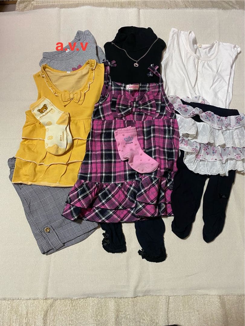 まとめ売り　女の子　子供服　130㎝　オールシーズン　　約31セット総数約82点