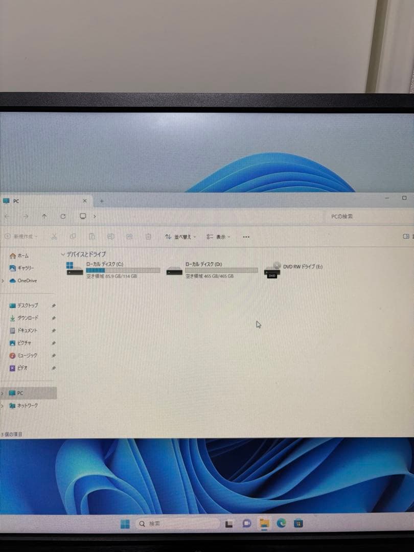【交渉可】デスクトップパソコン 24インチモニタ　フルセット