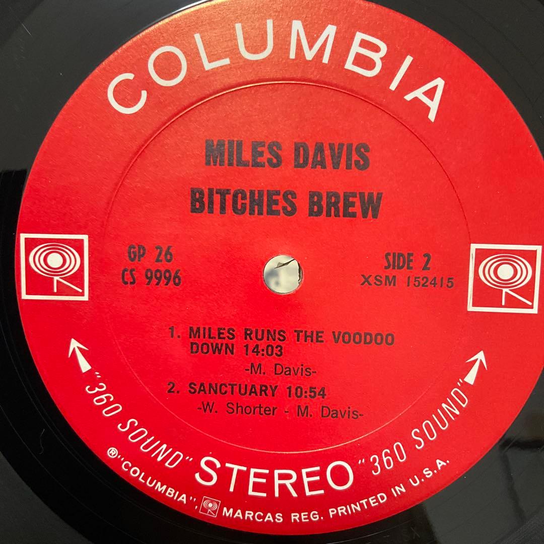 マイルスデイヴィス Bitches Brew USオリジナル　レコード