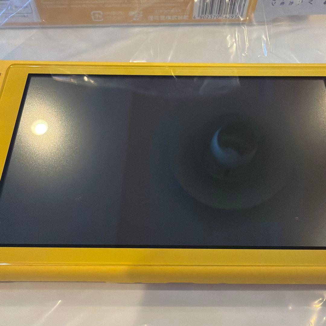 Nintendo Switch Lite イエロー 本体 箱付　購入時フィルム