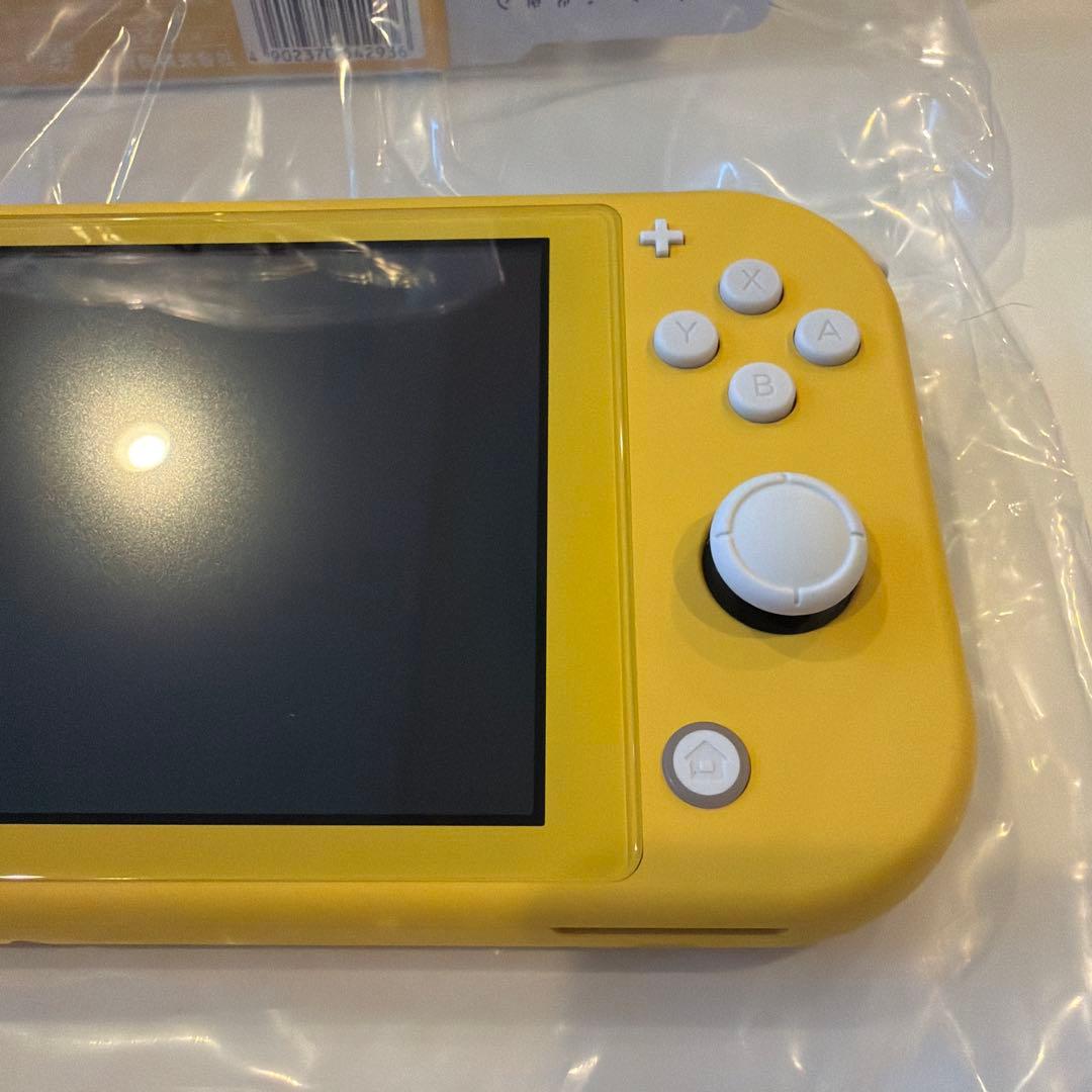 Nintendo Switch Lite イエロー 本体 箱付　購入時フィルム