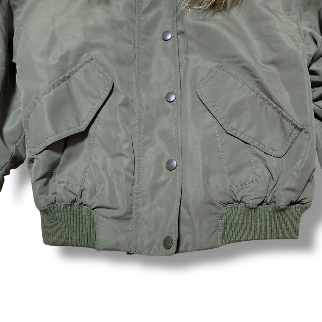 ジャケット・アウター Y2K short military N2B boa fur jacket